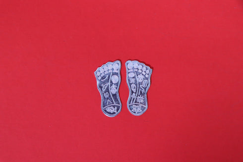 Pure Silver Laxmi Paduka 2g